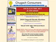 Tablet Screenshot of chugachconsumers.org